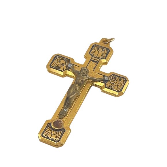 Vintage Via Crucis Evangelists Stations of the Cross Reliquary Crucifix • Roma I - Picture 4 of 9